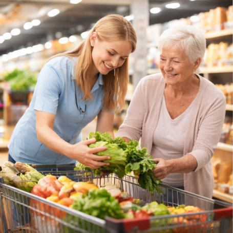 Einkaufsbegleitung für Senioren