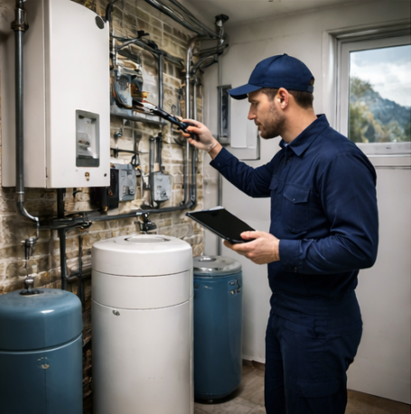 Wartung der Heizungsanlage